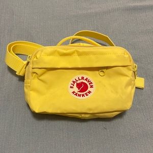 Kanken Hip Pack Belt Bag in Yellow/Corn